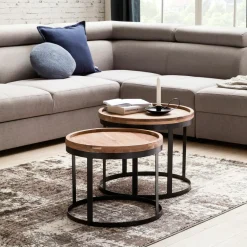 Skyport Tables D'Appoint<Lot de 2 tables d'appoint KHON KAEN
