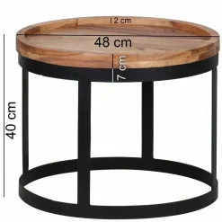 Skyport Tables D'Appoint<Lot de 2 tables d'appoint KHON KAEN