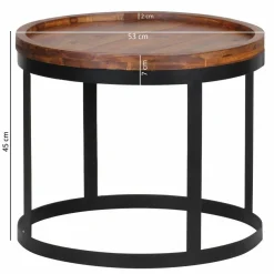 Skyport Tables D'Appoint<Lot de 2 tables d'appoint KHON KAEN