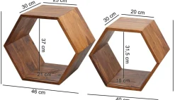 Skyport Tables D'Appoint<Lot de 2 tables d'appoint LOP BURI