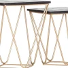Lot de 2 tables d'appoint SCAN