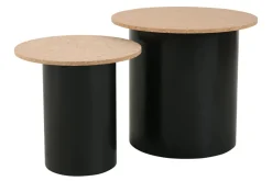 Lot de 2 tables d'appoint TORGNY