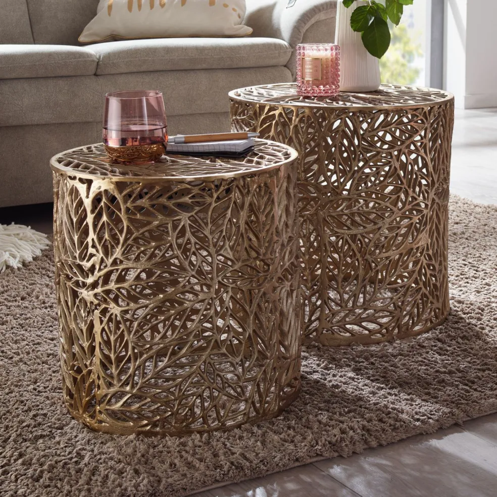 Lot de 2 tables d'appoint WARIN CHAMRAP