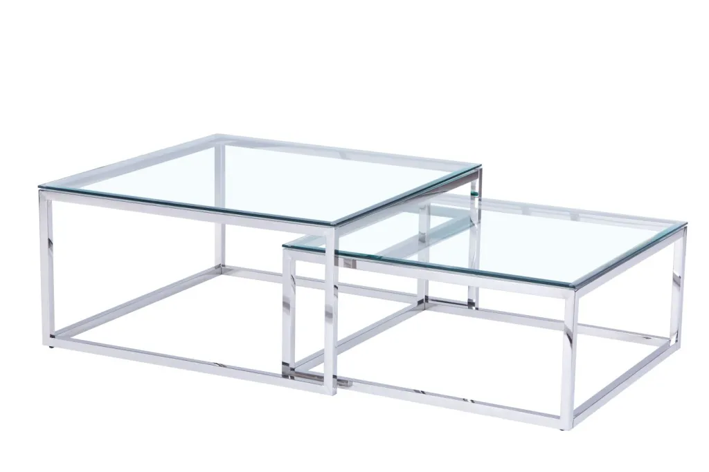 Euro Tische Tables Basses<Lot de 2 tables gigognes C89A