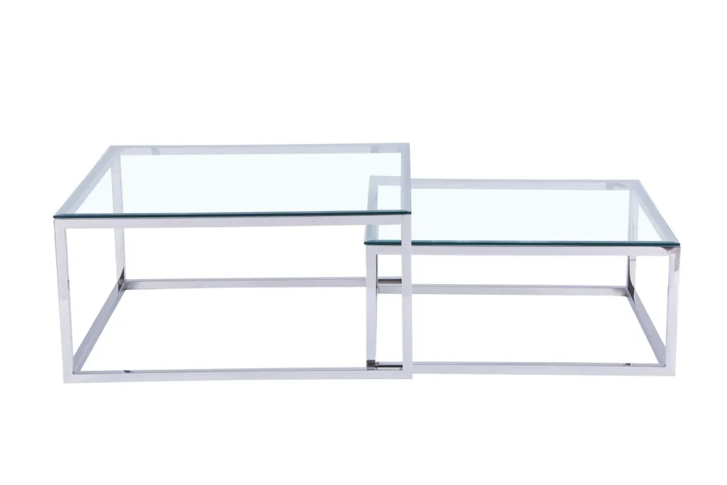 Euro Tische Tables Basses<Lot de 2 tables gigognes C89A