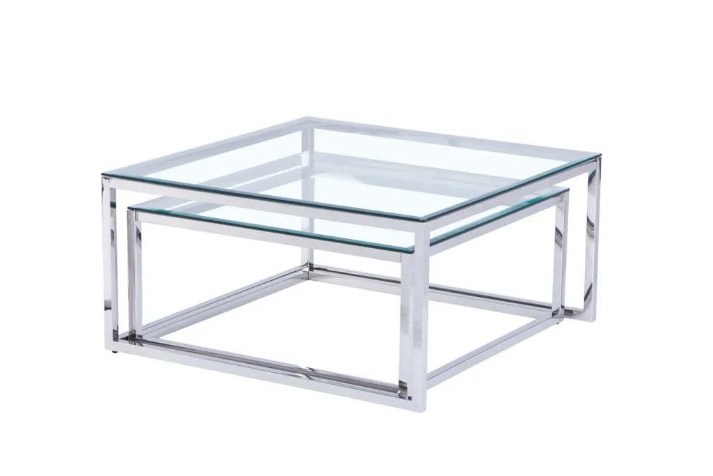 Euro Tische Tables Basses<Lot de 2 tables gigognes C89A