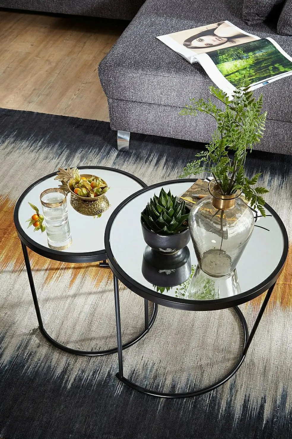 Lot de 2 tables gigognes CHIANG RAI