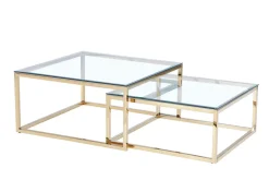 Euro Tische Tables Basses<Lot de 2 tables gigognes C89G-A