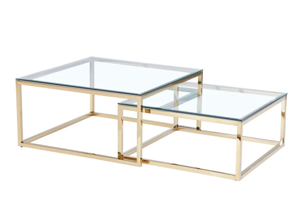 Euro Tische Tables Basses<Lot de 2 tables gigognes C89G-A