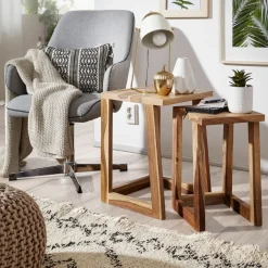 Skyport Tables D'Appoint<Lot de 2 tables gigognes LOEI