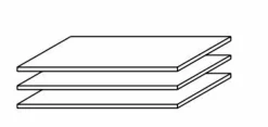 Lot de 3 tablettes A0033.9670