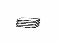 Rauch Accessoires<Lot de 5 tablettes A0033.9F18