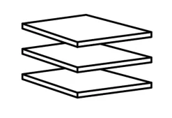 Wimex Accessoires<Lot de 3 tablettes amovibles 971
