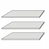 Forte Accessoires<Lot de 3 tablettes amovibles DMRD12 RONDINO