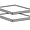 Wimex Accessoires<Lot de 2 tablettes amovibles 994