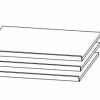 Lot de 3 tablettes pour chaussures A0033.9FG3