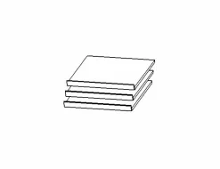 Lot de 3 tablettes pour chaussures A0033.9FE3
