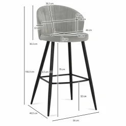 Skyport Tabourets De Bar<Lot de 2 tabourets de bar WOHNLING
