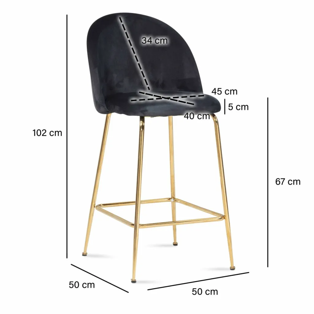 Skyport Tabourets De Bar<Lot de 2 tabourets de bar WOHNLING