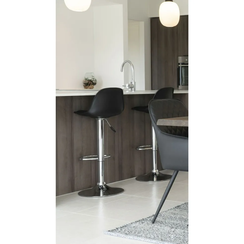 Lot de 2 tabourets de bar TRONDHEIM