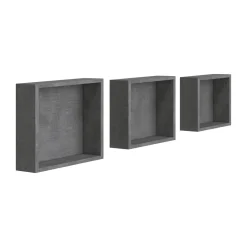 Format Etagères Murales<Lot de 3 étagères murales KALISI