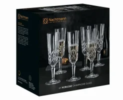 Lot de 6 verres à champagne NOBLESSE