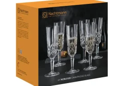 Lot de 6 verres à champagne NOBLESSE