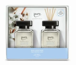 Lot de diffuseurs de parfum Ipuro COTTON FIELDS 2X50ML