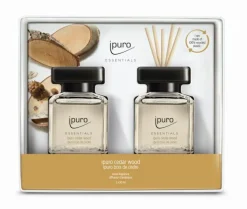 Ipuro Parfum D'Ambiance<Lot de diffuseurs de parfum CEDAR WOOD 2X50ML