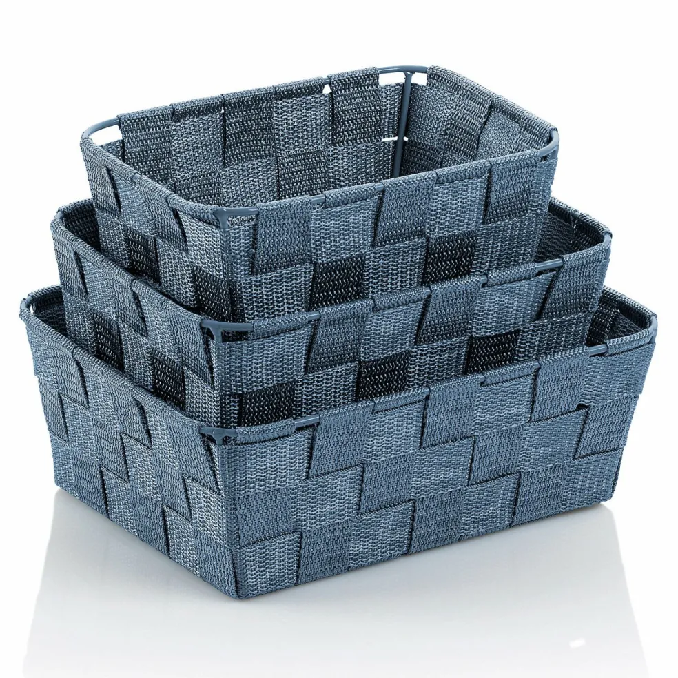 Lot de paniers de rangement ALVARO