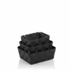 Lot de paniers de rangement ALVARO