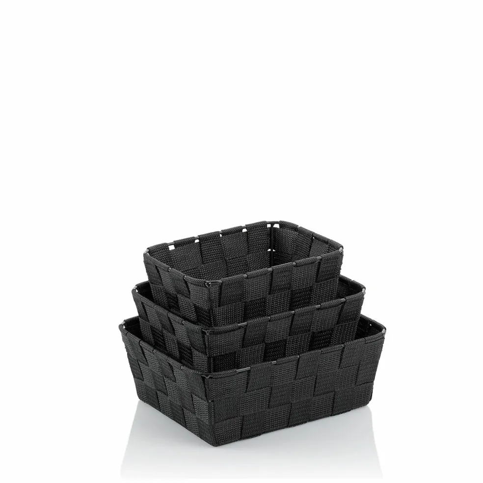Lot de paniers de rangement ALVARO
