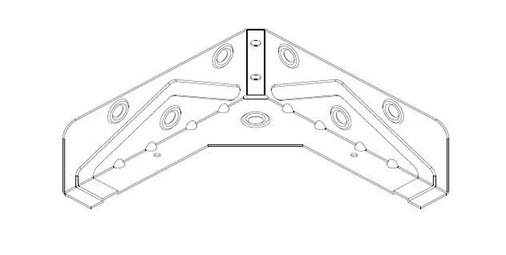 Modular Accessoires De Lit<Lot d'équerres pour sommier électrique VARESE