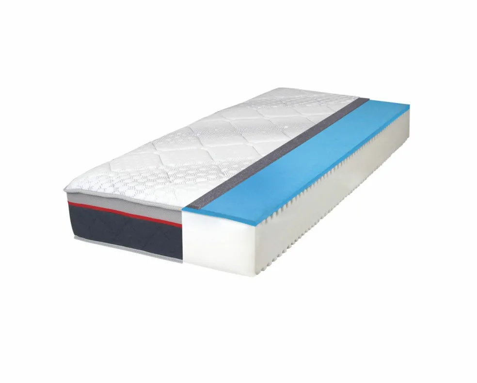 Matelas 7 zones en mousse viscoélastique V1030 MEMO BLU
