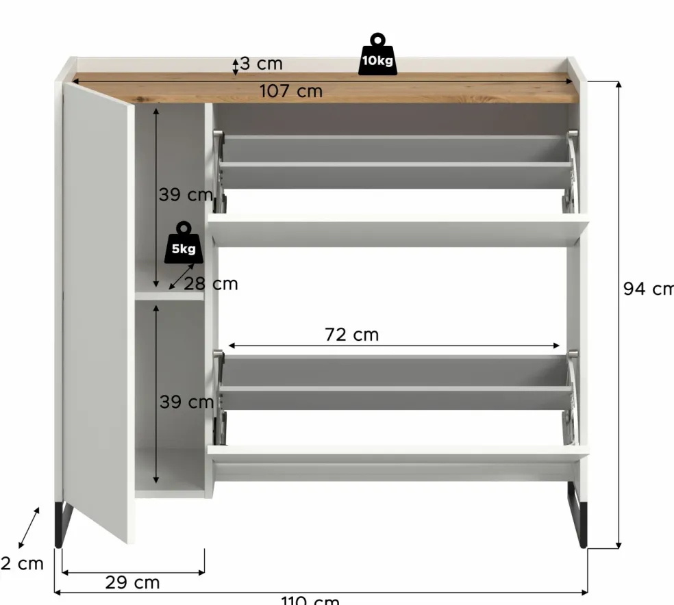 Meuble à chaussures DRIVE