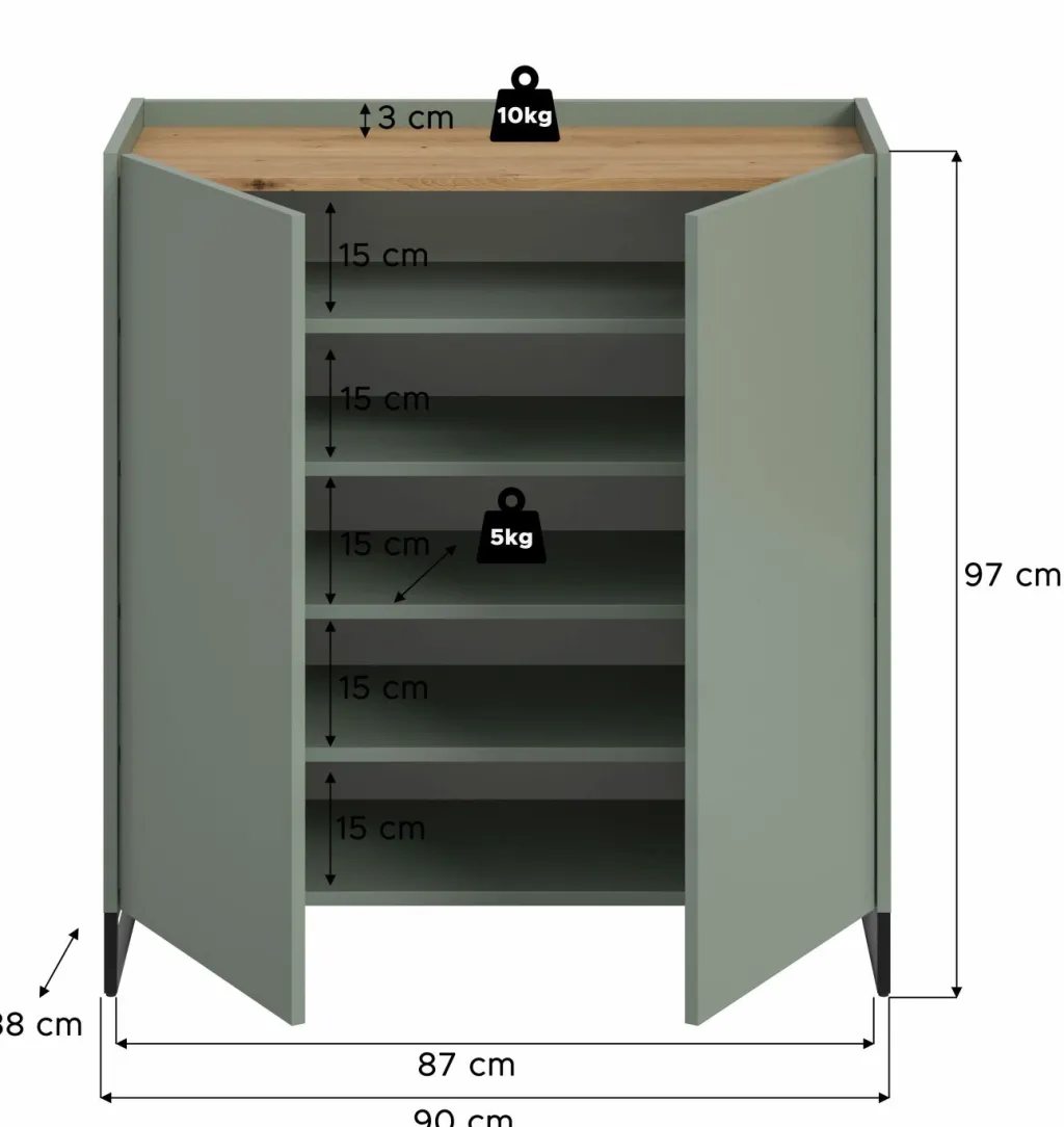 Xonox Commodes Avec Portes<Meuble à chaussures DRIVE