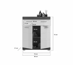Xonox Commodes Sdb|Commodes Combinées<Meuble de salle de bains SEWULA