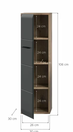 Xonox Commodes Sdb|Commodes Avec Portes<Meuble de salle de bains BONGA