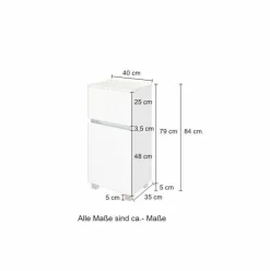 Meuble de salle de bains 40 cm KOPENHAGEN