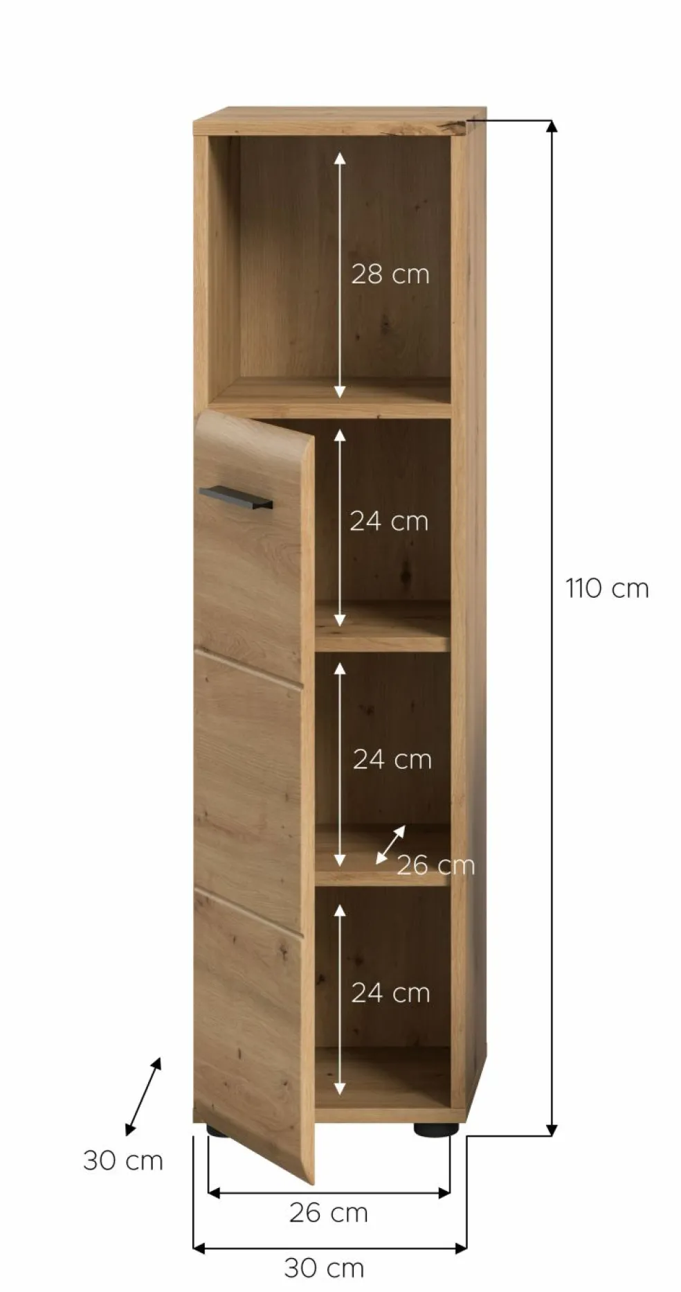 Meuble demi-colonne BONGA
