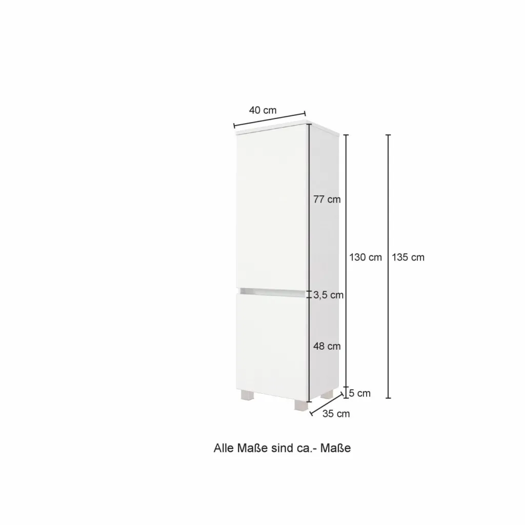 Held Armoires Midi|Armoires De Salle De Bains<Meuble demi-colonne HELSINKI