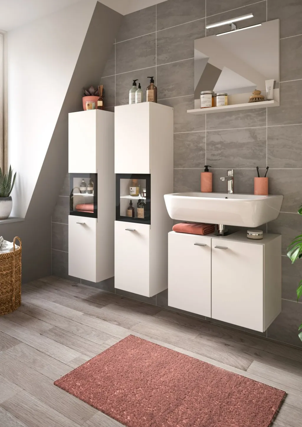 Xonox Armoires De Salle De Bains|Armoires Midi<Meuble demi-colonne SEBETA