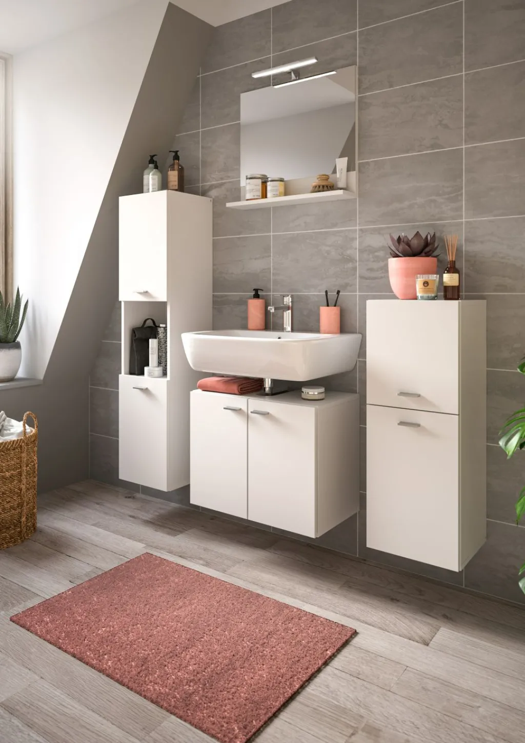 Xonox Armoires De Salle De Bains|Armoires Midi<Meuble demi-colonne SEBETA