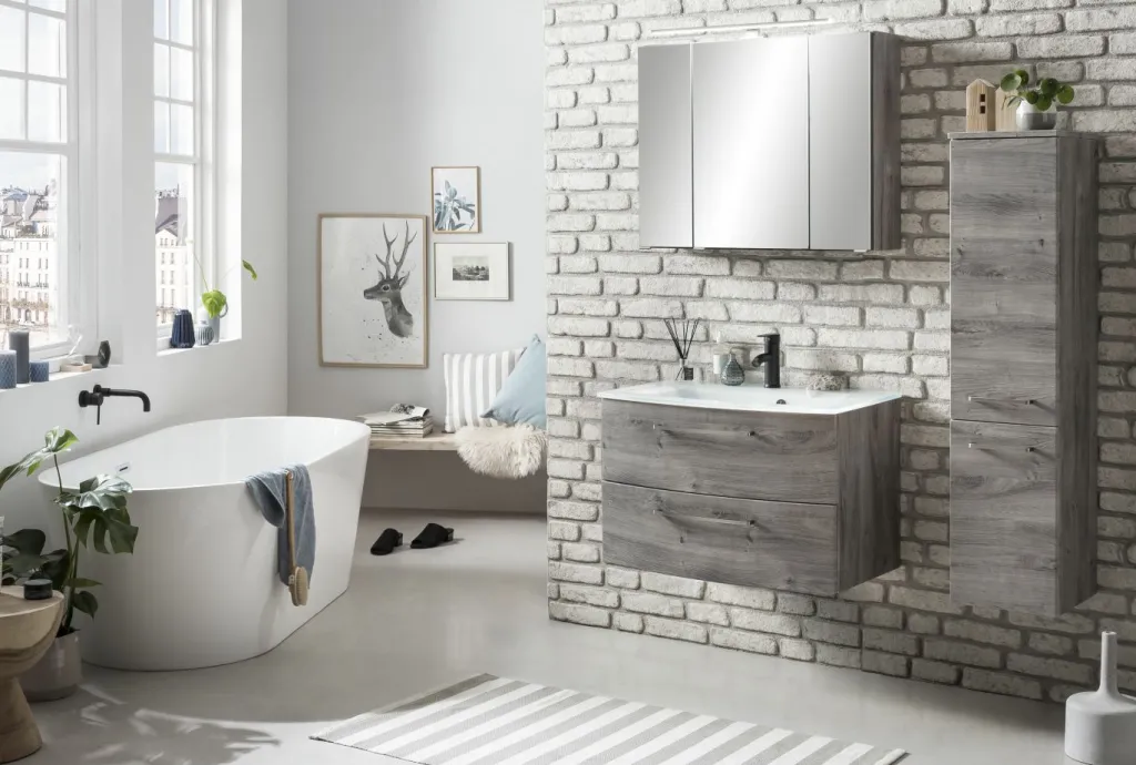 Held Armoires Midi|Armoires De Salle De Bains<Meuble demi-colonne STOCKHOLM