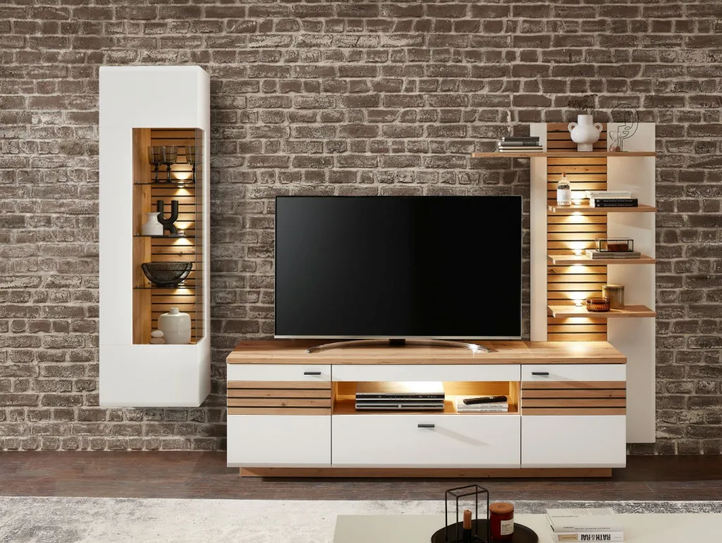 Wohn-Concept Armoires Murales|Vitrines Suspendues<Meuble haut vitrine ASMARA