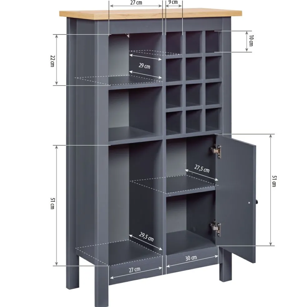 Meuble range-bouteilles ROTTERDAM