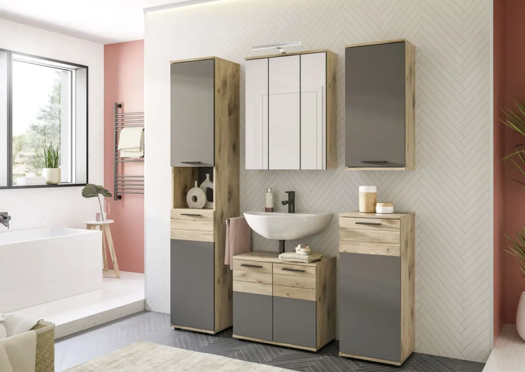 Xonox Armoires De Salle De Bains|Meubles Sous Vasque<Meuble sous lavabo AGARO