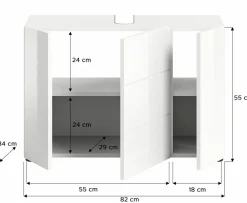 Xonox Armoires De Salle De Bains|Meubles Sous Vasque<Meuble sous lavabo AMBO
