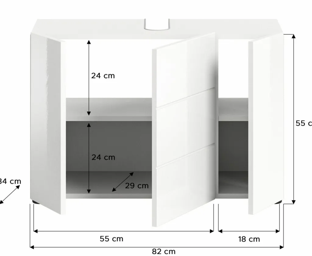 Xonox Armoires De Salle De Bains|Meubles Sous Vasque<Meuble sous lavabo AMBO