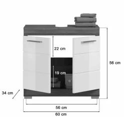 Xonox Armoires De Salle De Bains|Meubles Sous Vasque<Meuble sous lavabo SEWULA